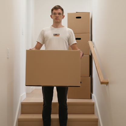 Super Moving Box Pro – Tapeless, Strong & Easy-Lift 20 kg